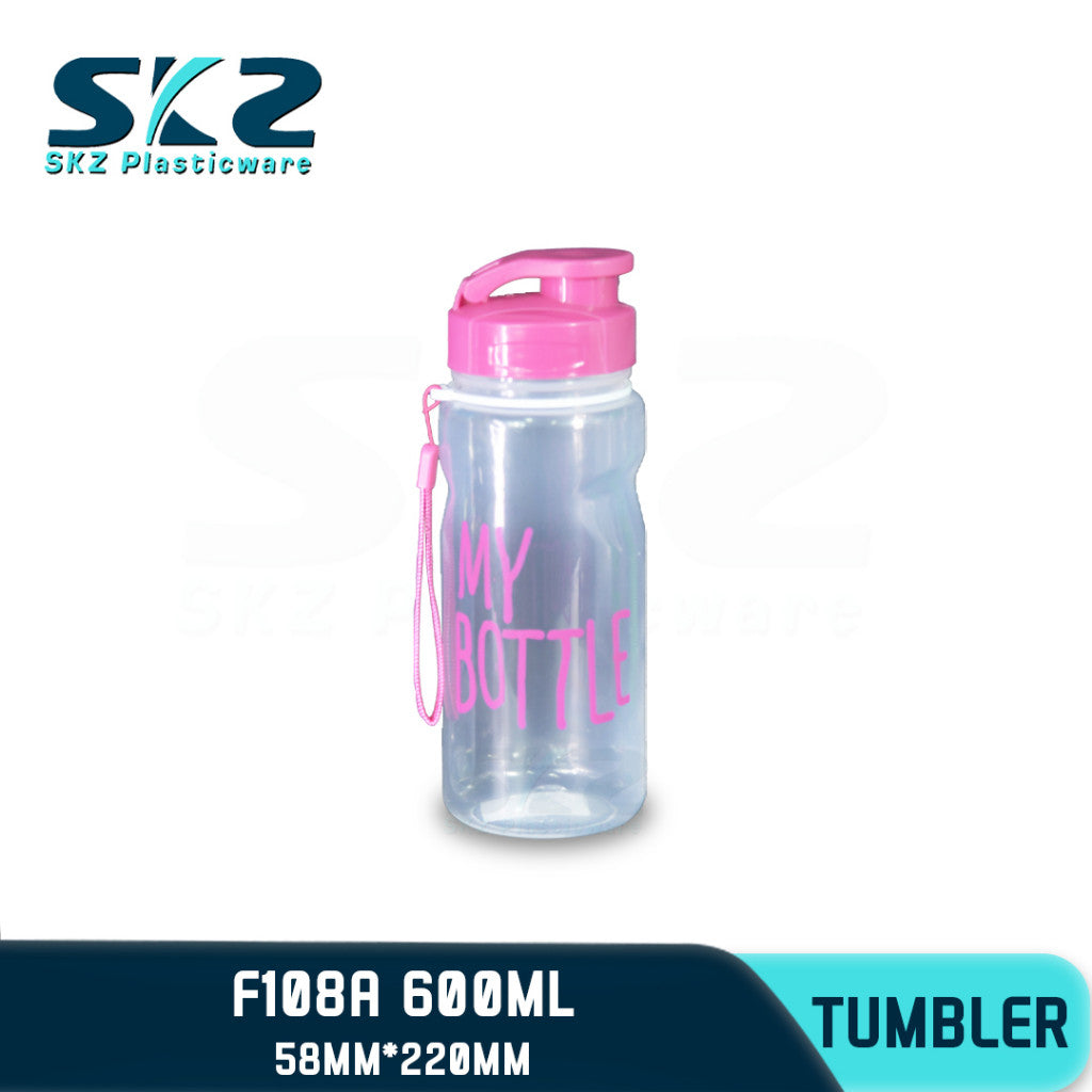 SKZ  600ml [F108-A] PORTABLE SPORTS WATER BOTTLE BPA FREE