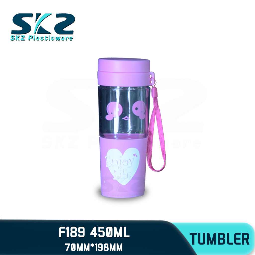 SKZ  450ml [F189] PORTABLE SPORTS WATER BOTTLE BPA FREE