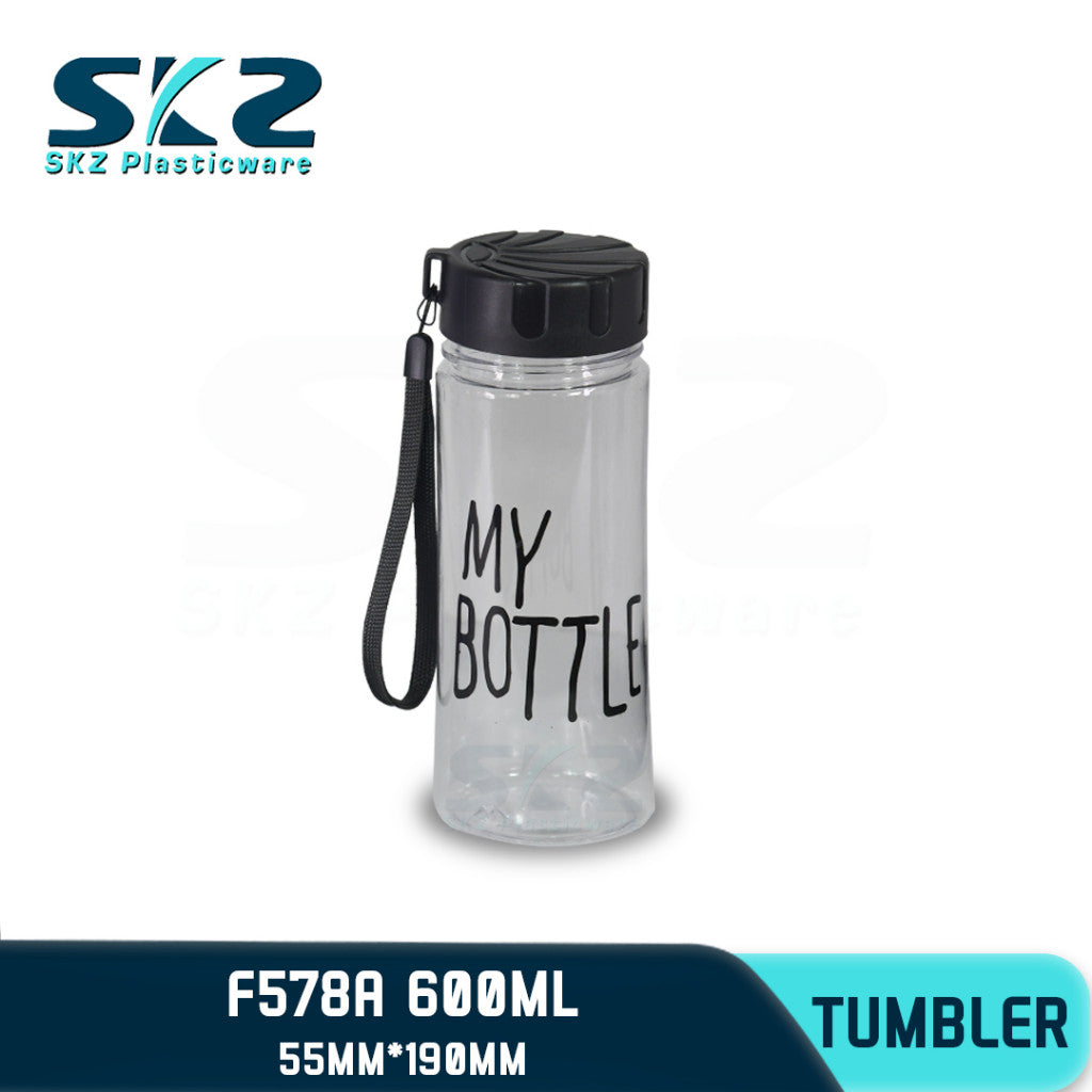 SKZ 600ml [F578-A] PORTABLE SPORTS WATER BOTTLE BPA FREE