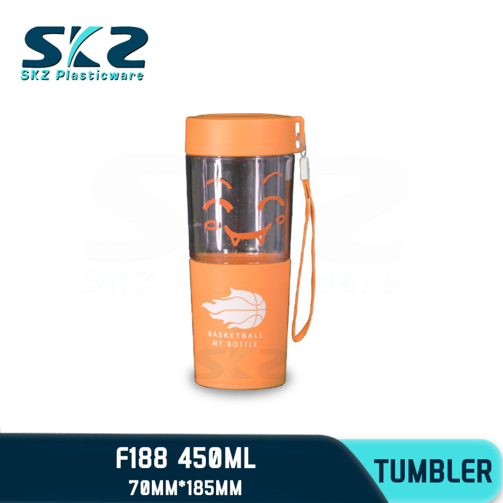 SKZ  450ml [F188] PORTABLE SPORTS WATER BOTTLE BPA FREE