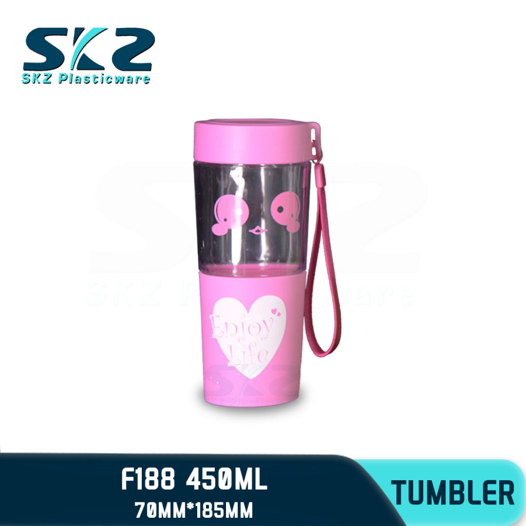 SKZ  450ml [F188] PORTABLE SPORTS WATER BOTTLE BPA FREE