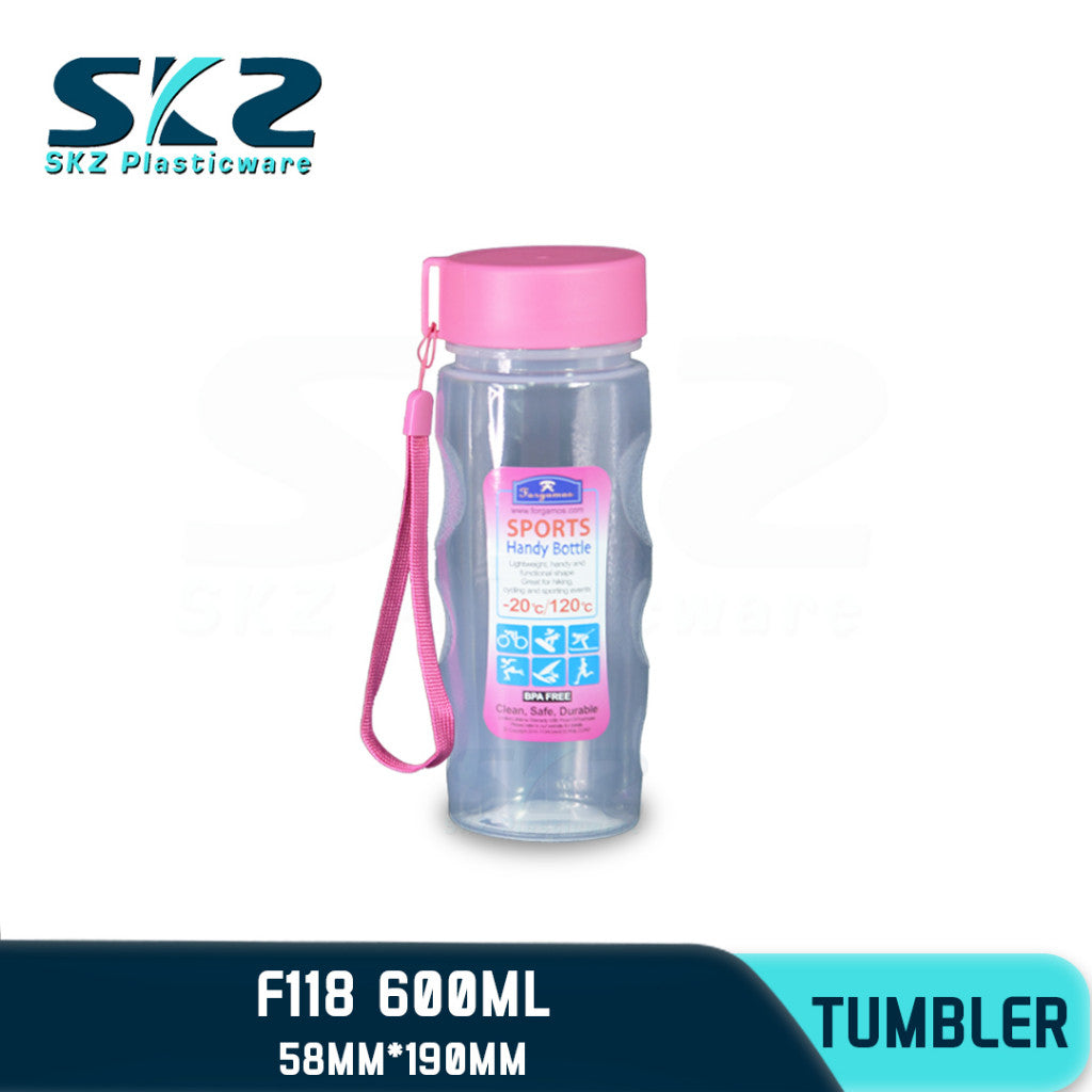 SKZ  600ml [F118] PORTABLE SPORTS WATER BOTTLE BPA FREE