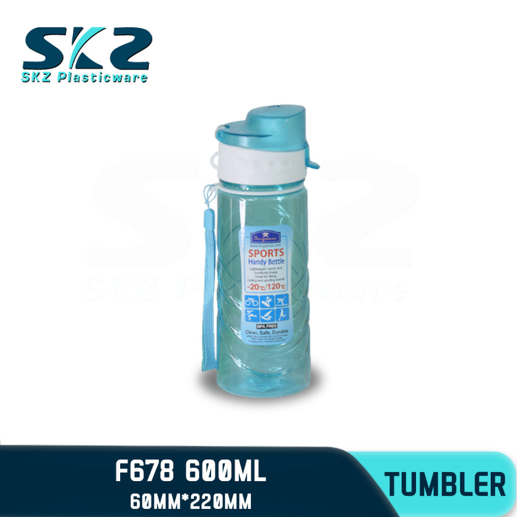 SKZ 600ml [F678] PORTABLE SPORTS WATER BOTTLE BPA FREE