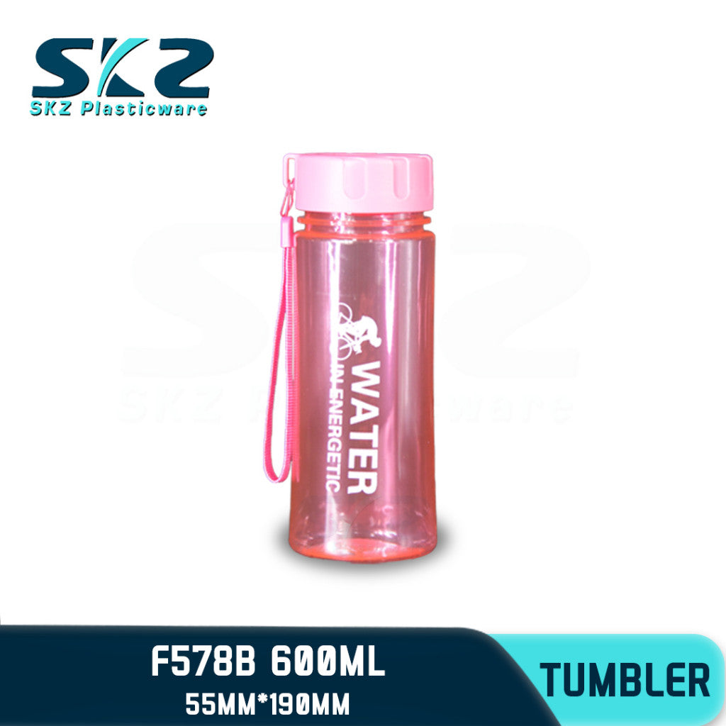 SKZ 600ml [F578-B] PORTABLE SPORTS WATER BOTTLE BPA FREE