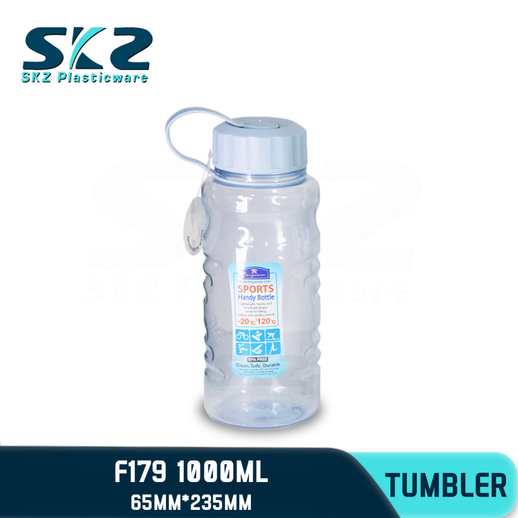 SKZ  1000ml [F179] PORTABLE SPORTS WATER BOTTLE BPA FREE