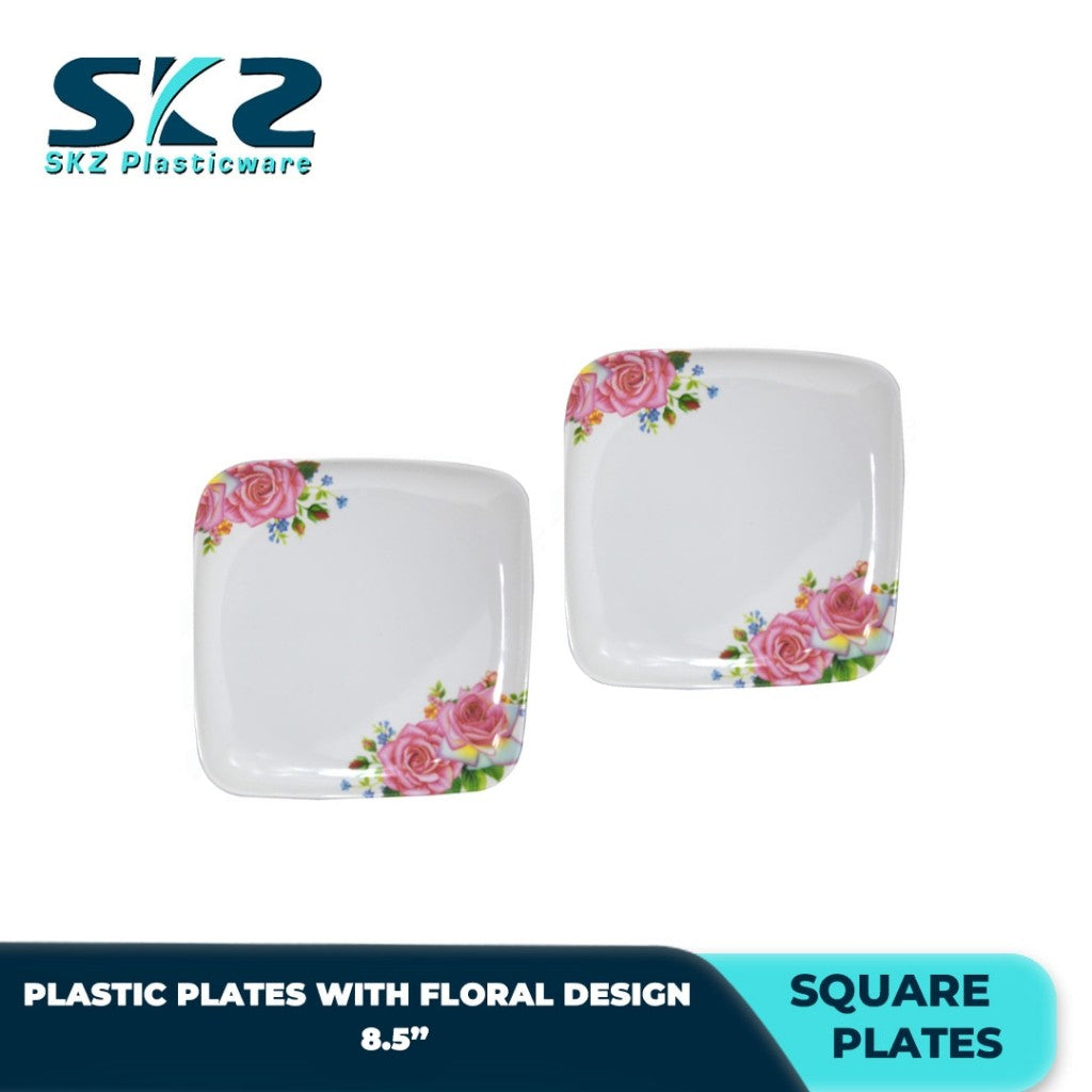 B-SERIES DESIGN SQUARE PLATE 6-12 SETS 9.5''
