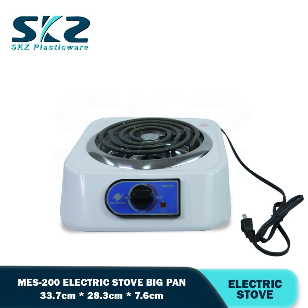 MICROMATIC MES-200 Electric Stove Big Pan