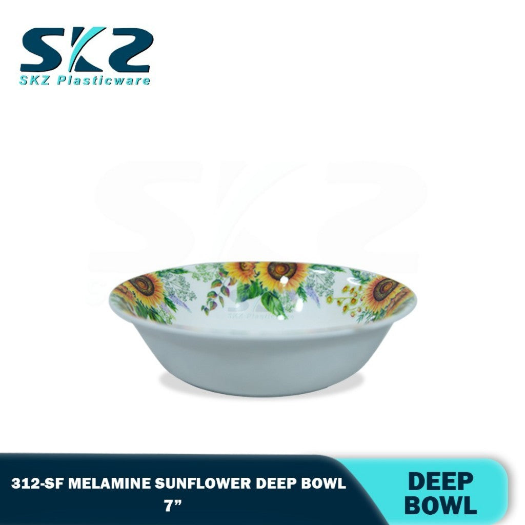 SUN FLOWER Melamine Ware Rice Bowls