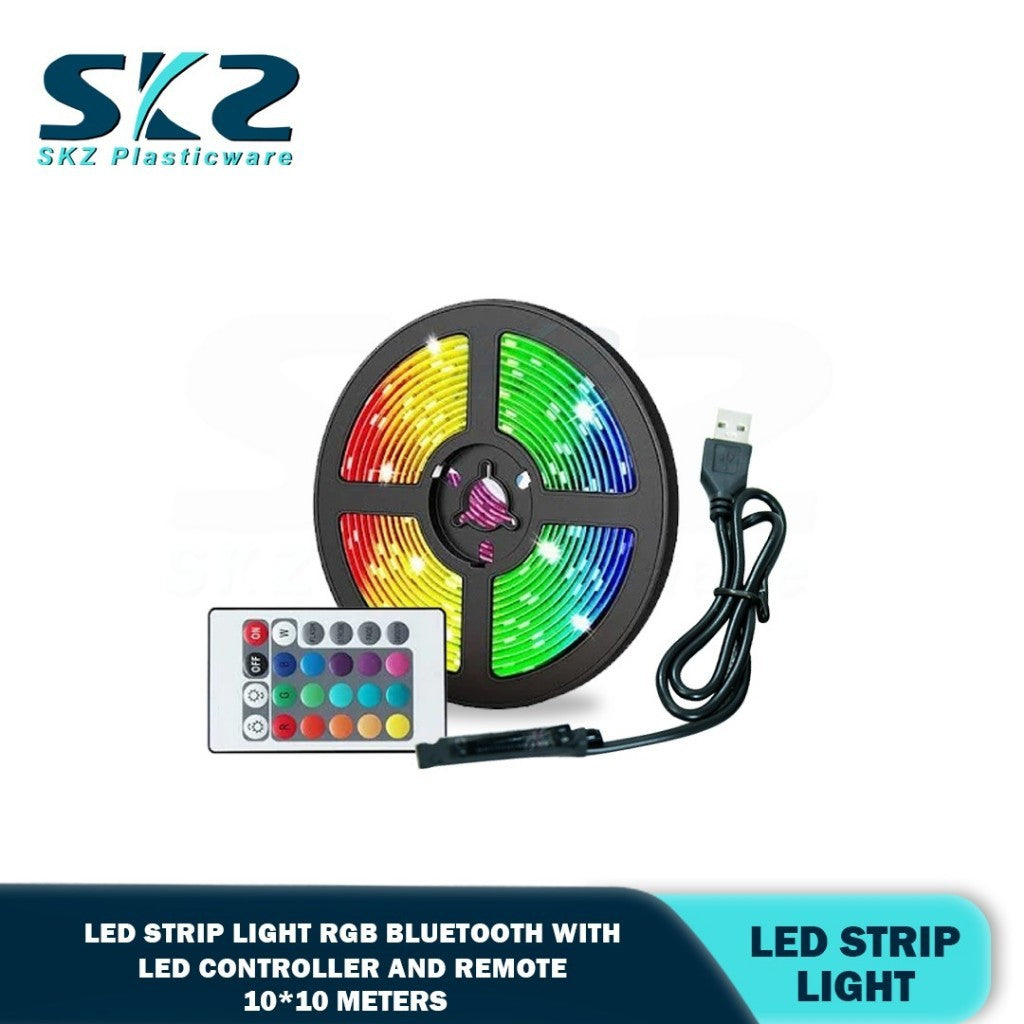 SKZ LED Lights 10M RGB Colour Changing Led Strip Light With bluetooth control for Bedroom Living Ro