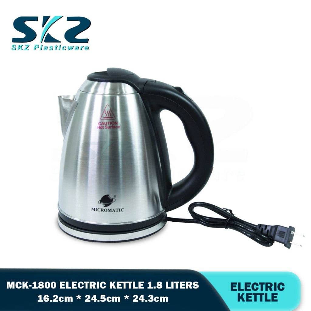 Micromatic Electric Kettle - 1.8L | MCK-1800