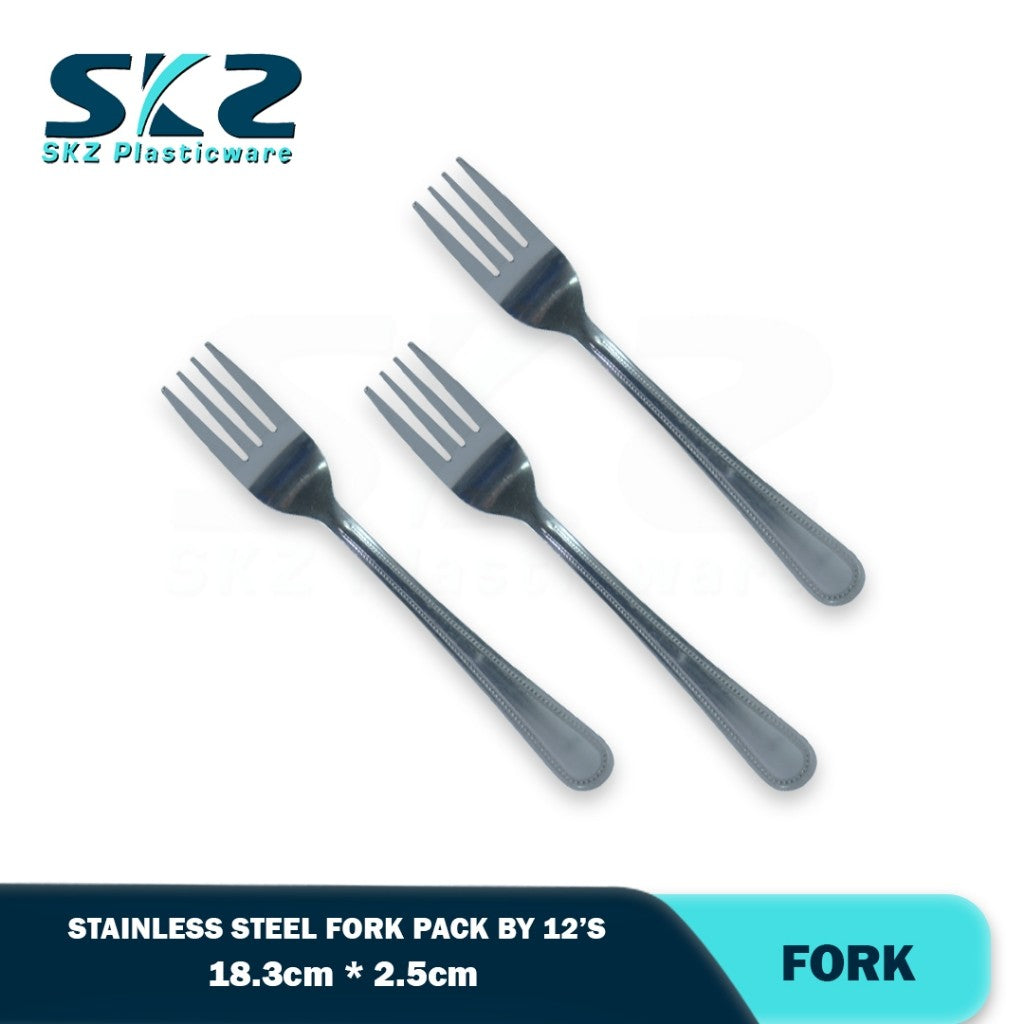 S77 F77 Stainless 24-Piece Thick Spoon And Fork
