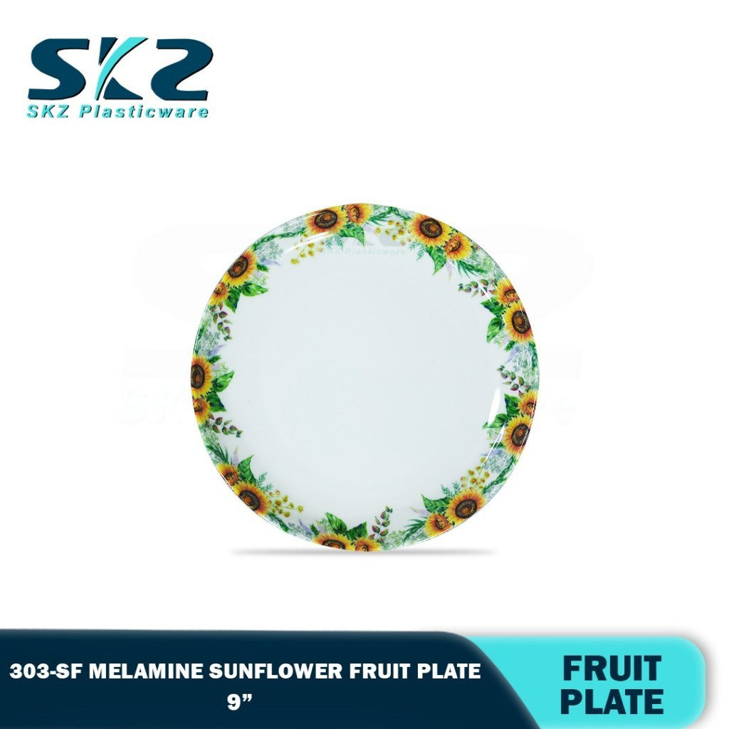 SUN FLOWER  PLATE MELAMINEWARES