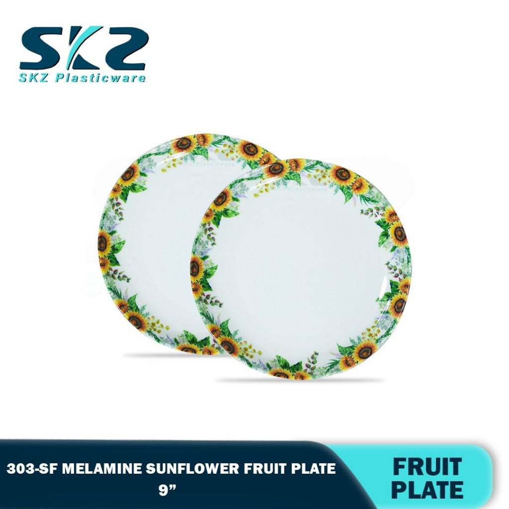 SUN FLOWER  PLATE MELAMINEWARES