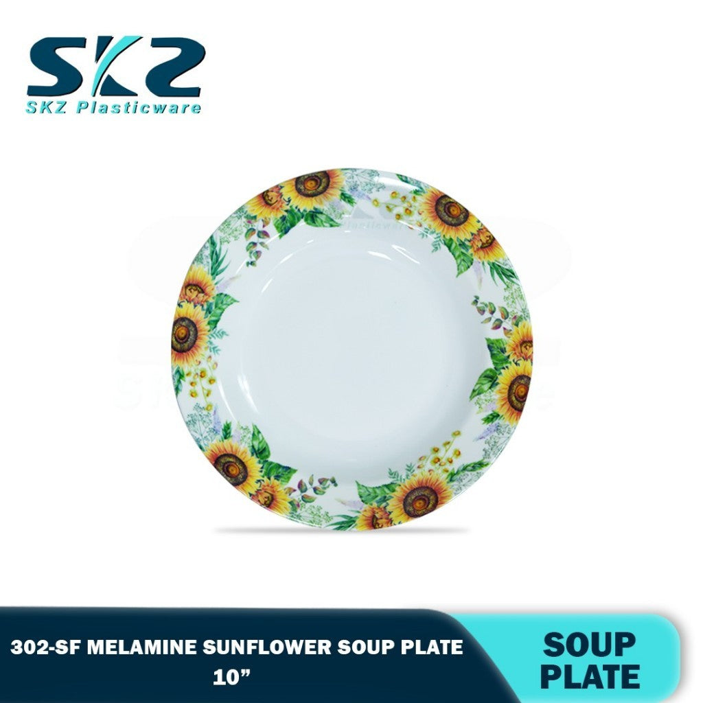 SUN FLOWER  PLATE MELAMINEWARES