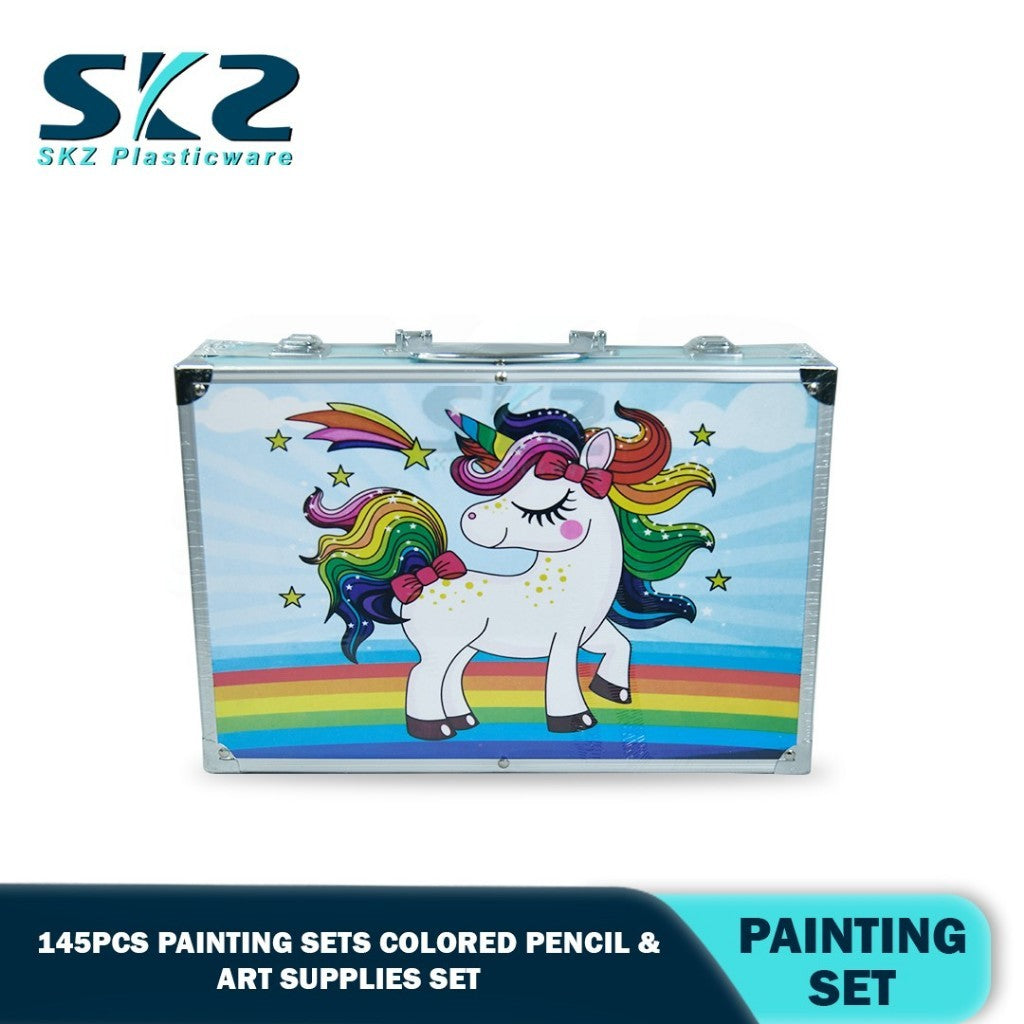 SKZ 145Pcs Painting Sets Colour Pencil Set Art Supplies Set with Painting Drawing for kids Painting