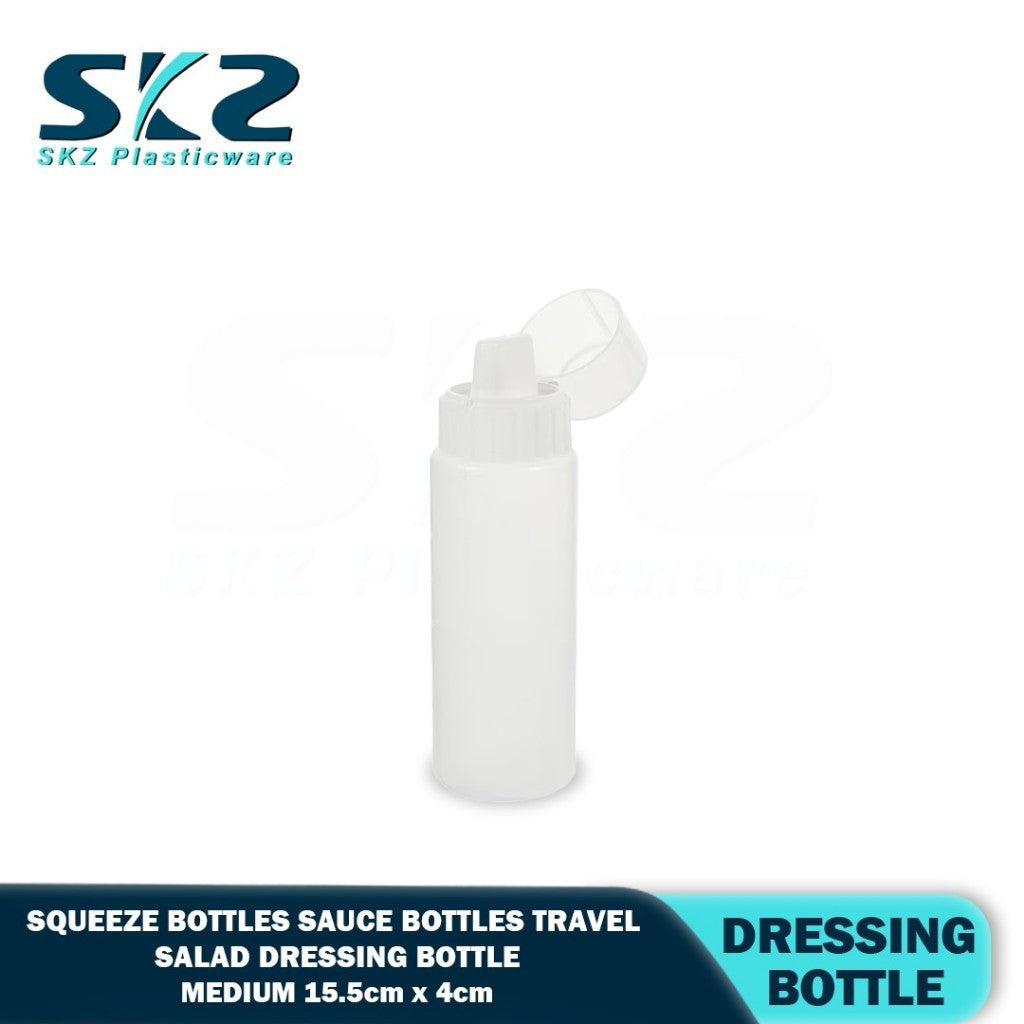 SKZ ketchup dispenser / syrup bottle / sauce & condiments container - transparent / clear