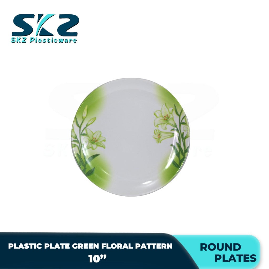 Melamine Dining Plastic Plate Premium Moroccan Pattern