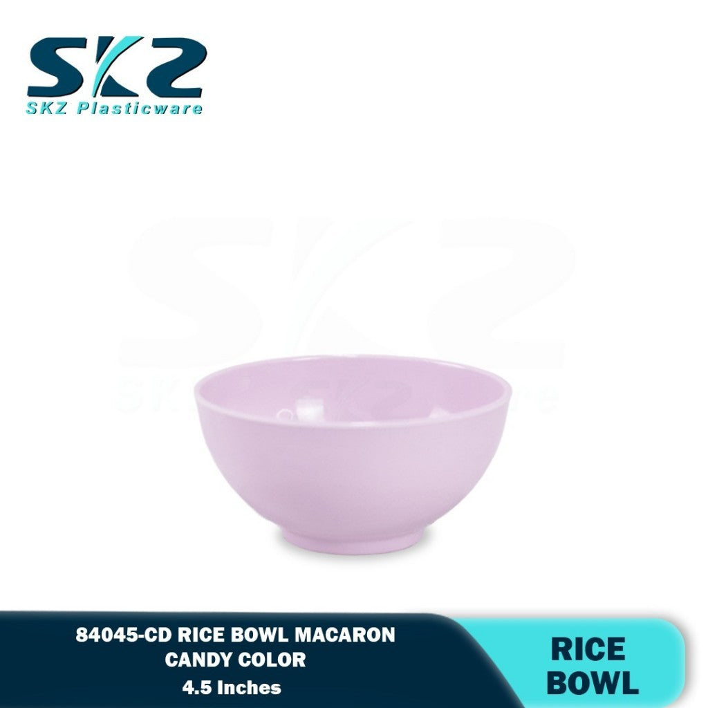 SKZ 84045-CD Small Reusable Plain Plastic Bowl Dinnerware 4.5"inches RICE BOWL
