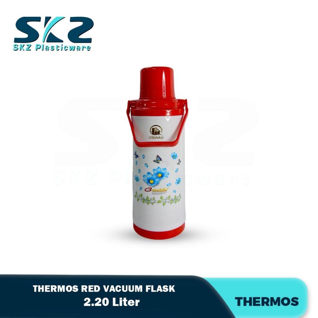 Skz Plastic Thermos Vacuum Flask Hot and Cold water Keeper 1-2 liters