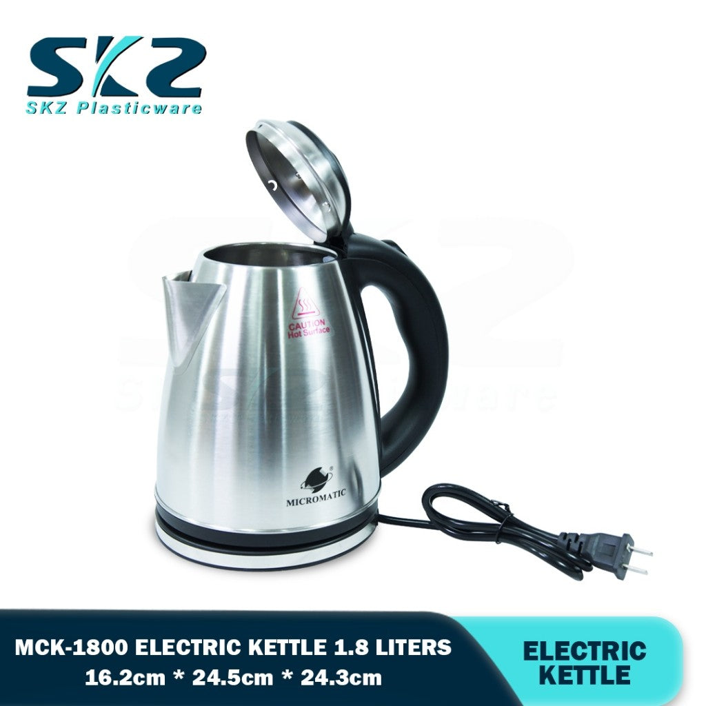 Micromatic Electric Kettle - 1.8L | MCK-1800