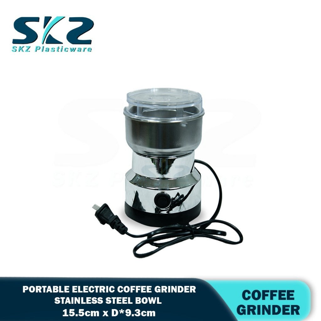 SKZ Stainless Steel Intelligent Electric Coffee Beans Nuts Grinder Household Electric Coffee Grinder