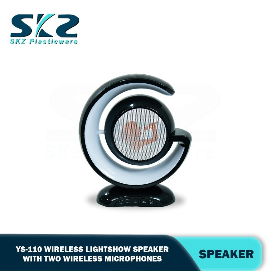 SKZ YS-110 colorful lights home singing wireless microphone speaker all-in-one wireless Bluetooth