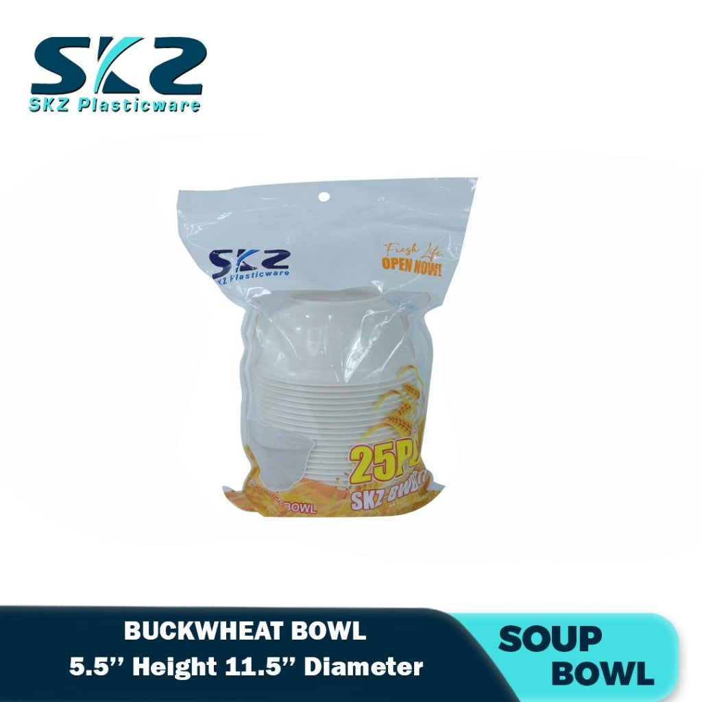 Skz Eco-Friendly Buckwheat Soup Bowl 25pcs