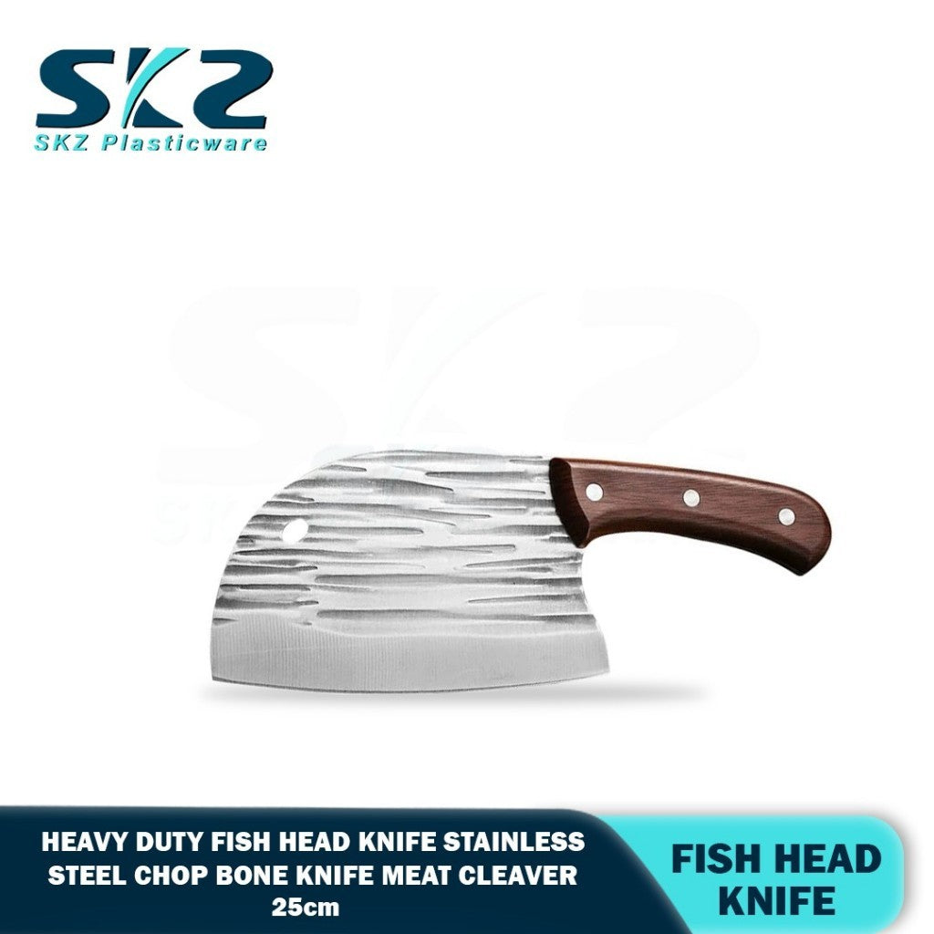 SKZ Traditional Handmade Forged Kitchen Knife Hammer Stainless Steel Chef's Chopper Cooking knife