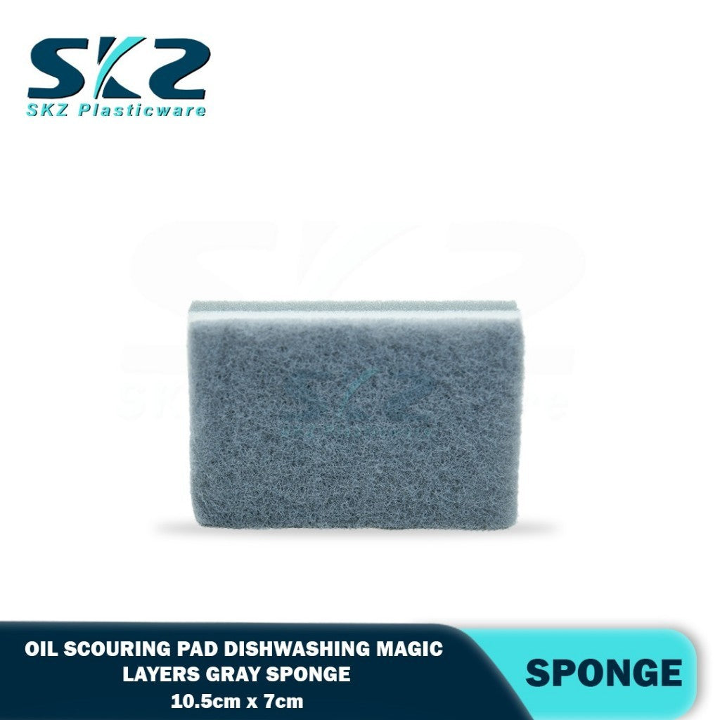 SKZ 1PC Oil Scouring Pad Dishwashing Tools Sponge Set Magic Sponge Household Three Layer Sponge