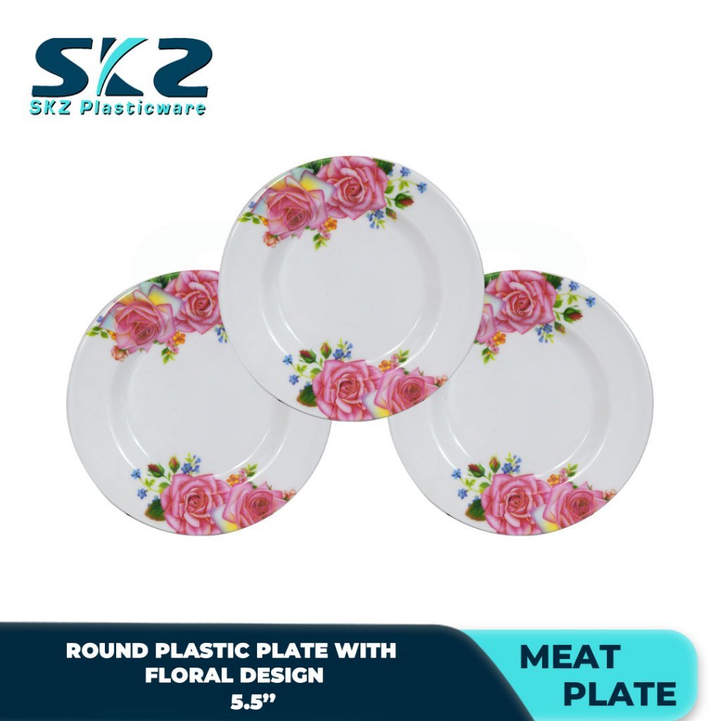 SKZ MEAT ROUND AND SQUARE PLATE WITH ELEGANT DESIGN