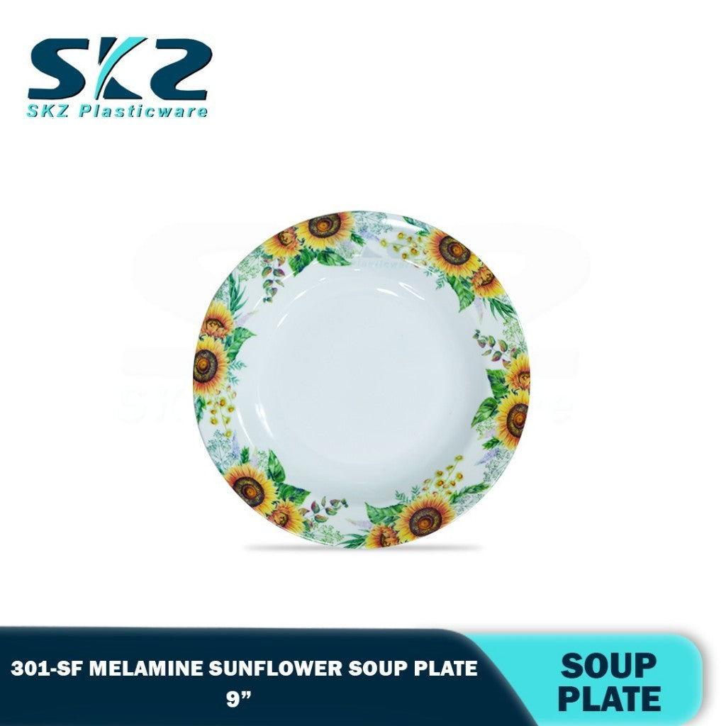 SUN FLOWER  PLATE MELAMINEWARES