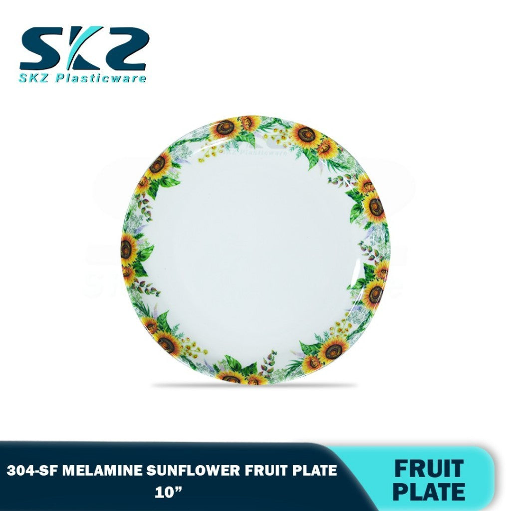 SUN FLOWER  PLATE MELAMINEWARES
