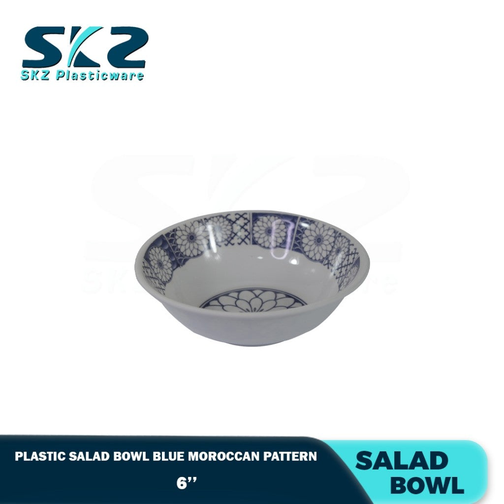 MELAMINE PLASTIC SALAD BOWL, SERVING BOWL, AND VEGETABLE BOWL ROSE PATTERN