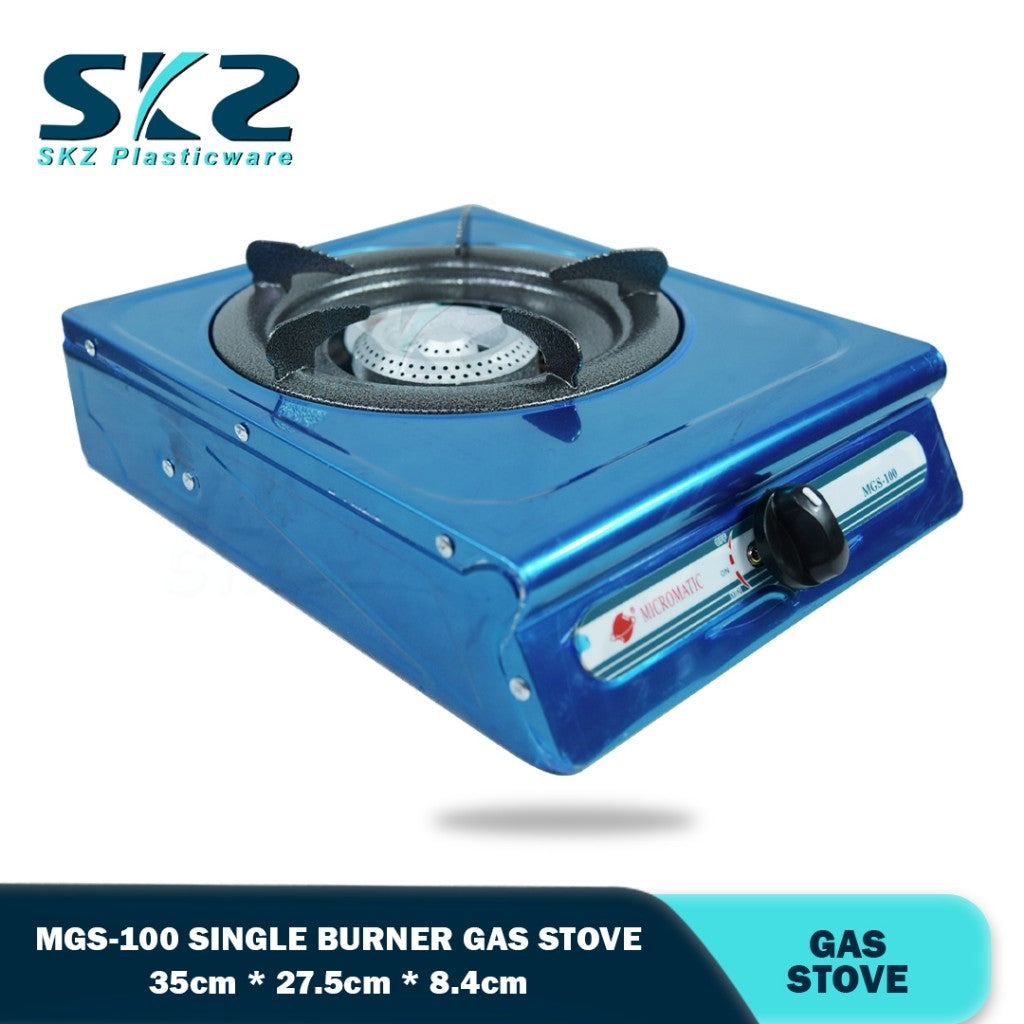 MICROMATIC MGS-0100 Gas Stove Single Burner Stainless