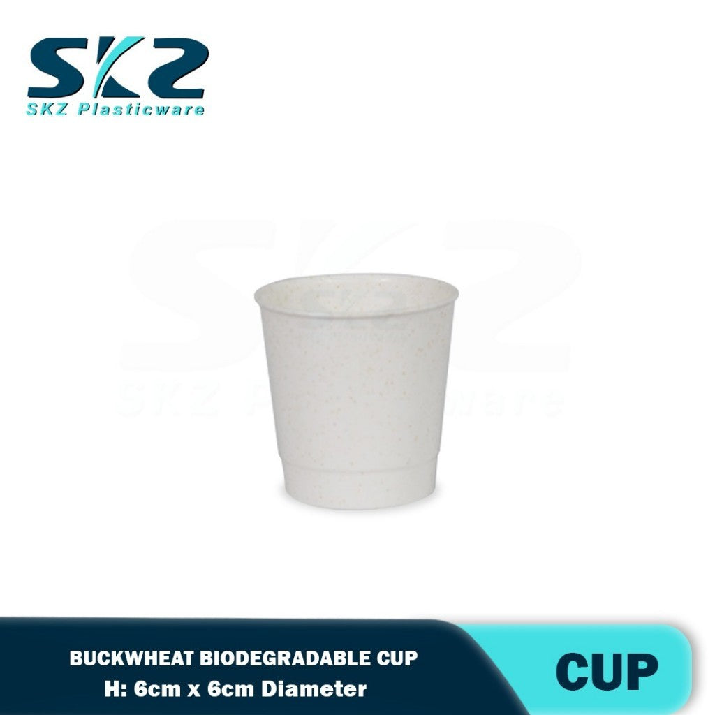 Skz Eco-Friendly Buckwheat Small Cup Biodegradable 20pcs