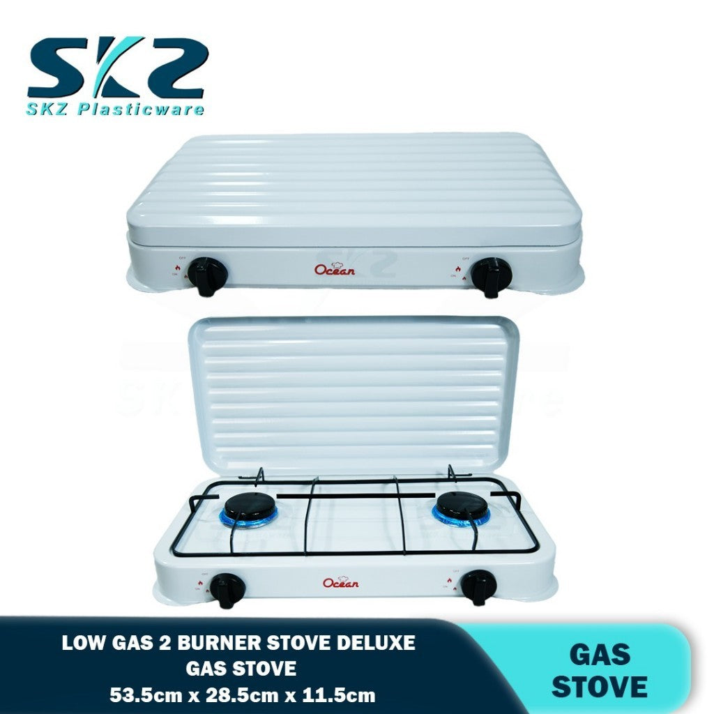 SKZ  standard Stainless steel camping gas stove double burner gas stove with cover Dual gasstove