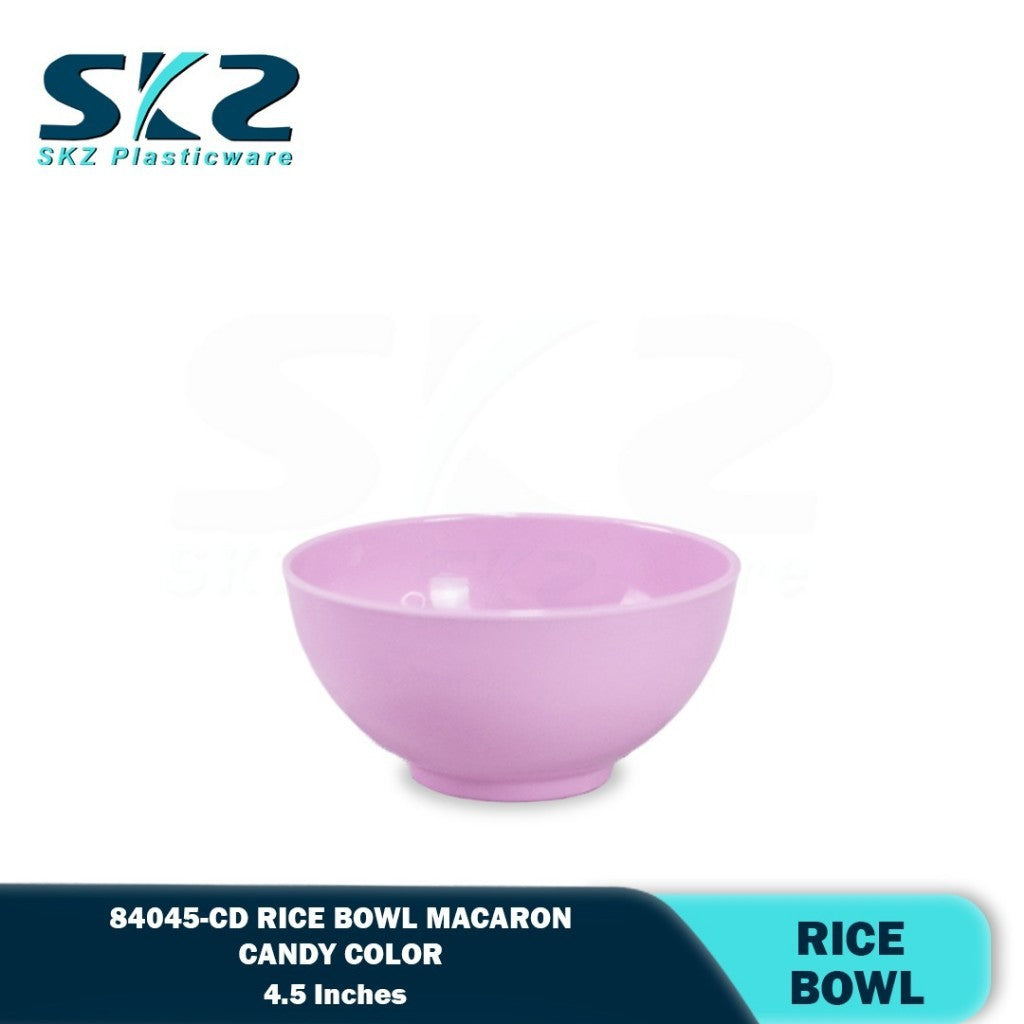 SKZ 84045-CD Small Reusable Plain Plastic Bowl Dinnerware 4.5"inches RICE BOWL