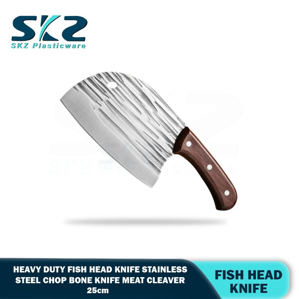 SKZ Traditional Handmade Forged Kitchen Knife Hammer Stainless Steel Chef's Chopper Cooking knife