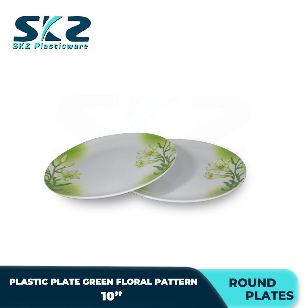 Melamine Dining Plastic Plate Premium Moroccan Pattern