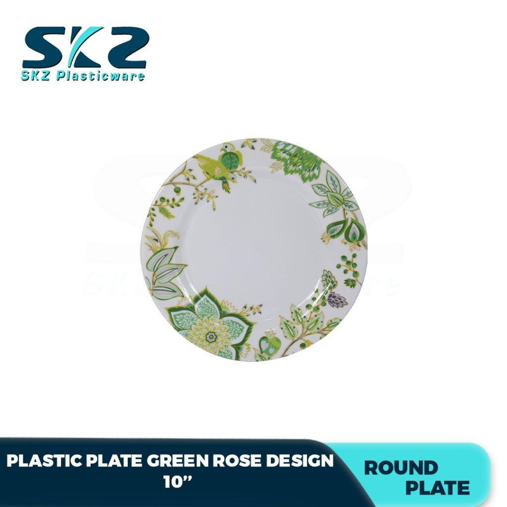 Melamine Dining Plastic Plate Premium Moroccan Pattern