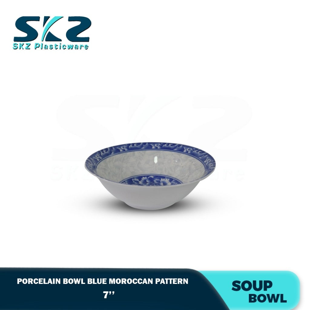Skz Porcelain Soup and Salad Bowl, Scratch resistant, Durable and Eco Friendly Bowl