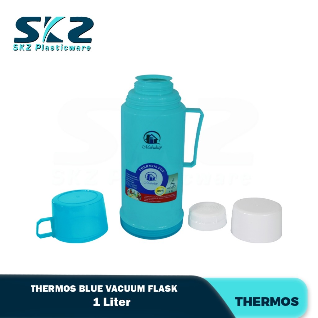 Skz Plastic Thermos Vacuum Flask Hot and Cold water Keeper 1-2 liters