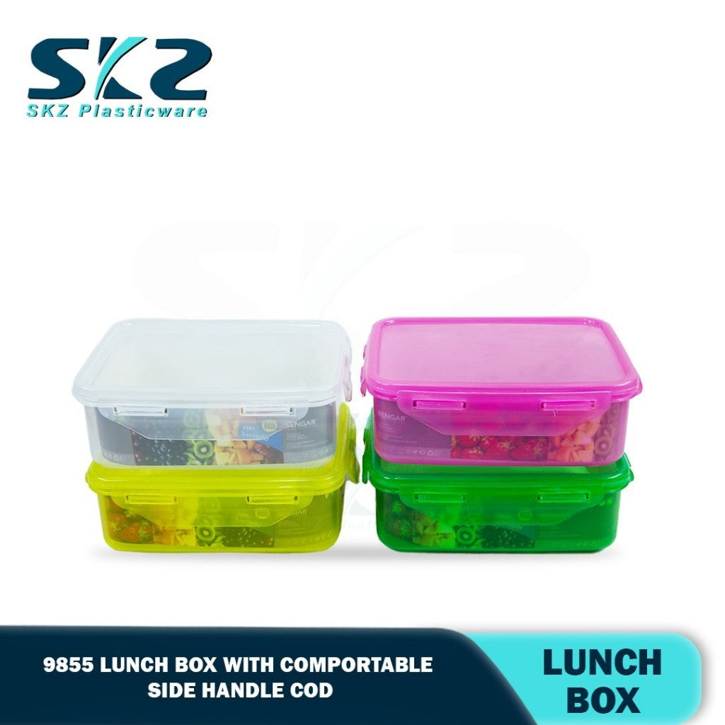 SKZ RANDOM COLOR 9855 BENGAR lunch box with comfortable side handle