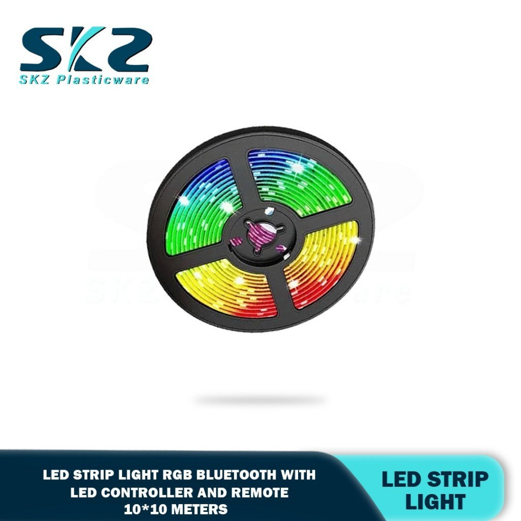 SKZ LED Lights 10M RGB Colour Changing Led Strip Light With bluetooth control for Bedroom Living Ro