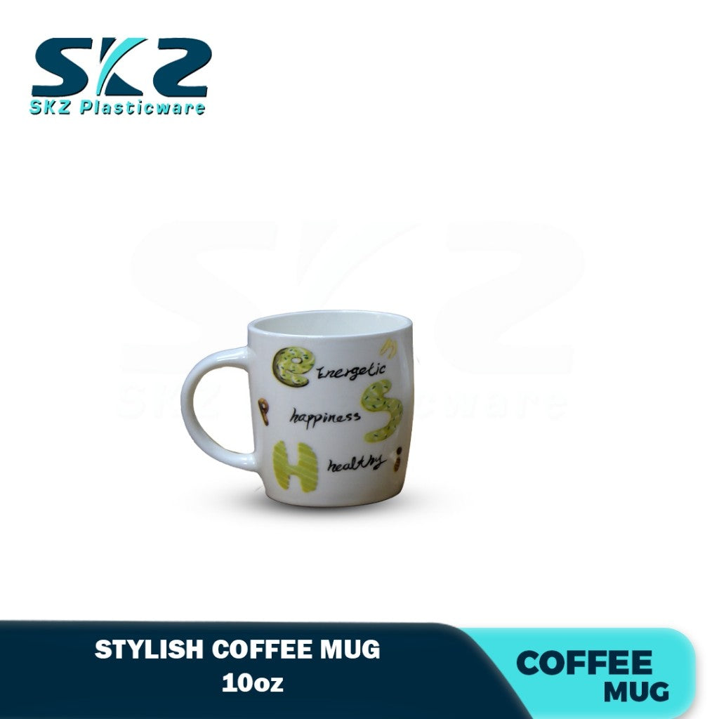 Skz Stylish Porcelain Coffee mugs with handle  10oz Random Design