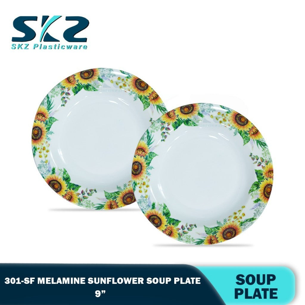 SUN FLOWER  PLATE MELAMINEWARES