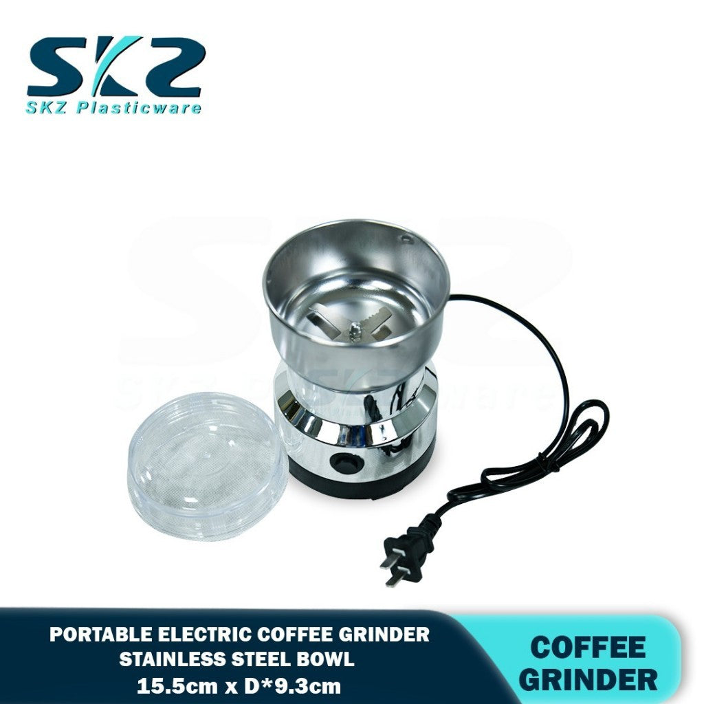 SKZ Stainless Steel Intelligent Electric Coffee Beans Nuts Grinder Household Electric Coffee Grinder
