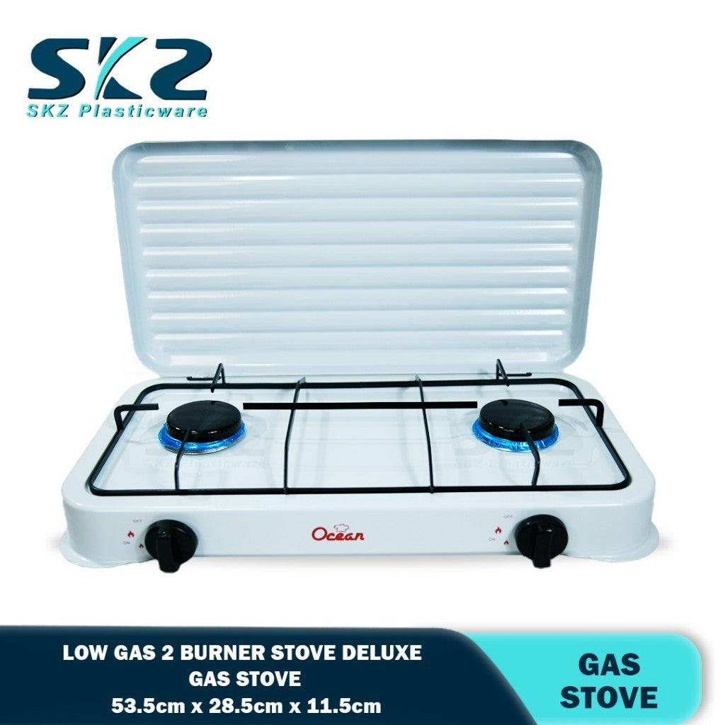 SKZ  standard Stainless steel camping gas stove double burner gas stove with cover Dual gasstove