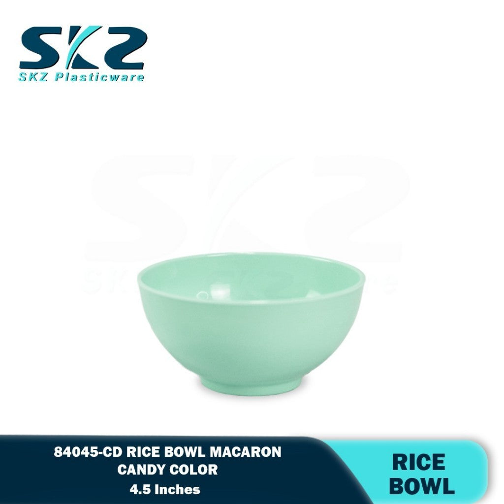 SKZ 84045-CD Small Reusable Plain Plastic Bowl Dinnerware 4.5"inches RICE BOWL
