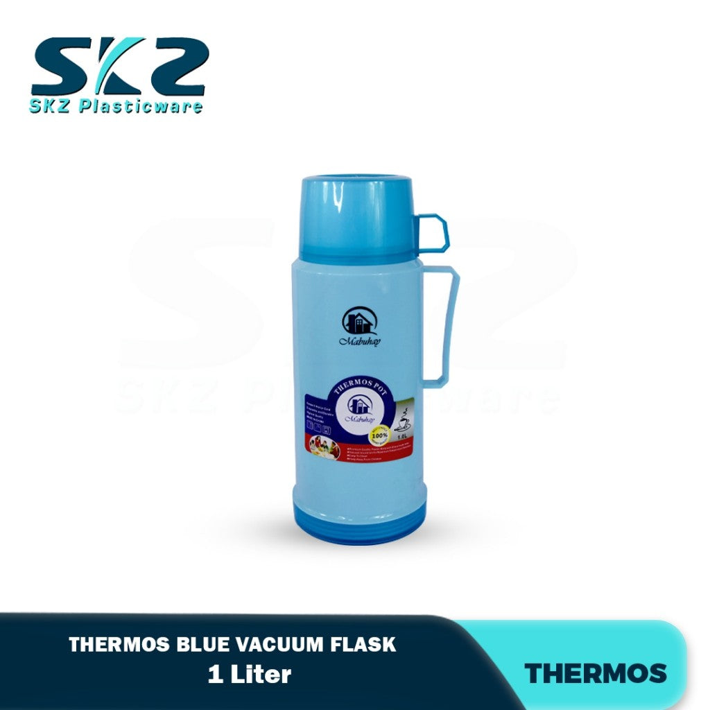 Skz Plastic Thermos Vacuum Flask Hot and Cold water Keeper 1-2 liters